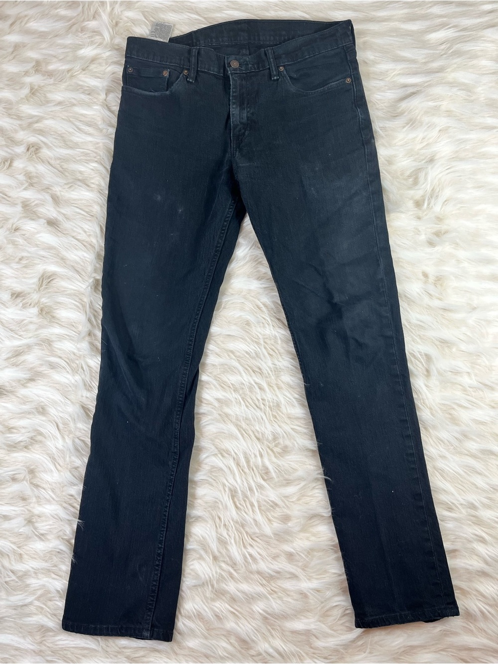 Levis 511 Jeans Men's 34x32 Mid Rise Slim Fit Black